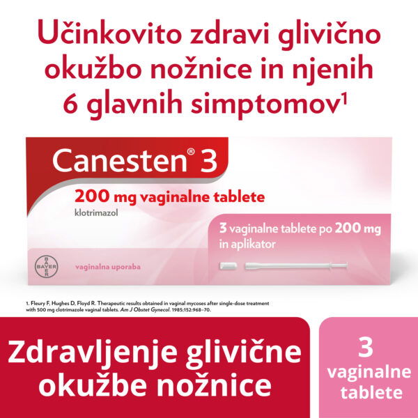 Canesten3 200 mg, 3 vaginalne tablete