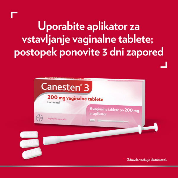 Canesten3 200 mg, 3 vaginalne tablete