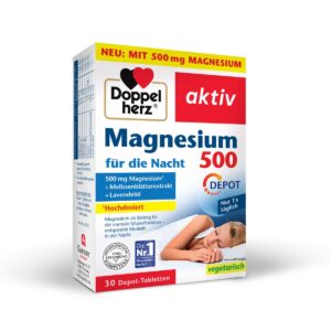 Doppelherz Aktiv Magnezij za Noč 500 Depo, tablete
