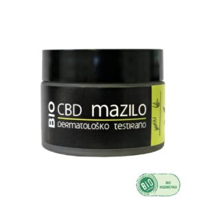 BIO dermatološko mazilo s CBD in arganovim oljem, 30 ml