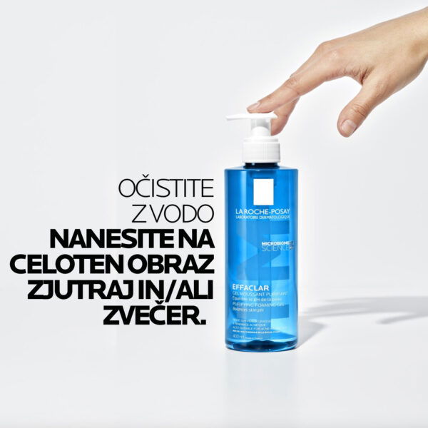 LRP Effaclar, gel za čiščenje mastne občutljive kože, 400 ml