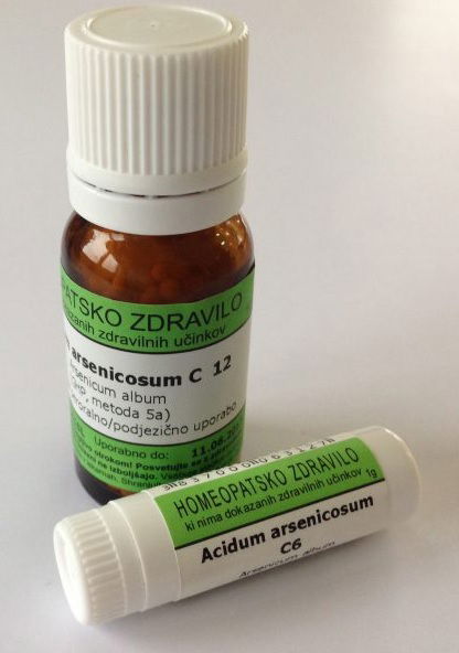 Acidum arsenicosum C12, kroglice - 10 g