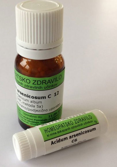 Acidum arsenicosum C30, kroglice - 10 g