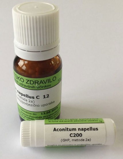 Aconitum napellus C30, kroglice - 10 g