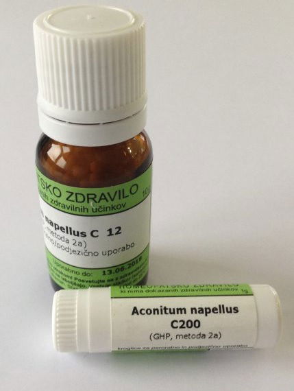 Aconitum napellus C6, kroglice - 10 g