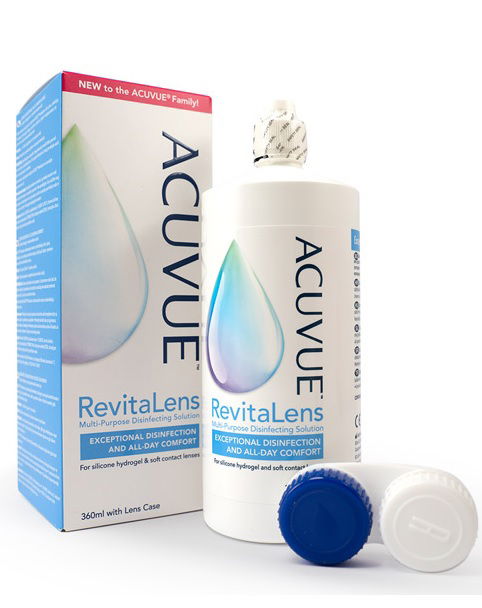 Acuvue Revitalens večnamenska razkuževalna raztopina za mehke kontaktne leče, 360 ml