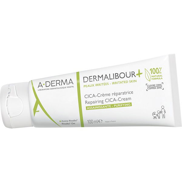 A-derma Dermalibour+ obnavljajoča Cica-krema, 100 ml