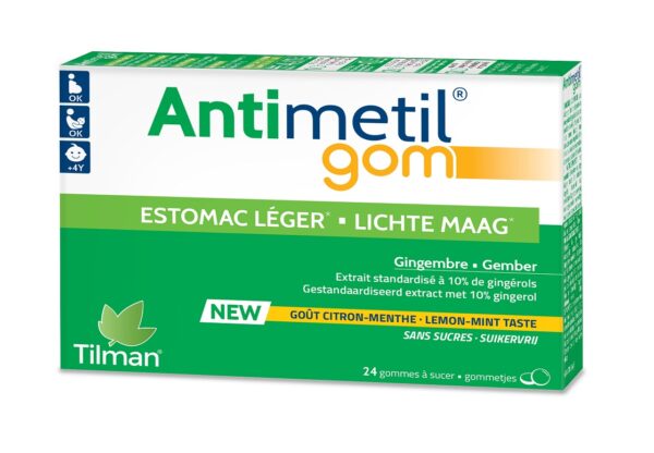 Antimetil GOM ingver, 24 pastil