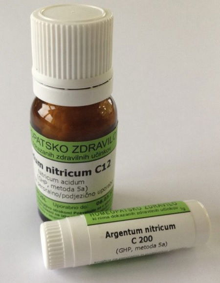 Argentum nitricum C6, kroglice - 10 g