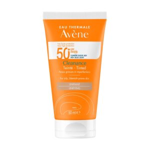 Avene Cleanance Sun zelo visoka zaščita pred soncem obarvana krema ZF50+, 50 ml