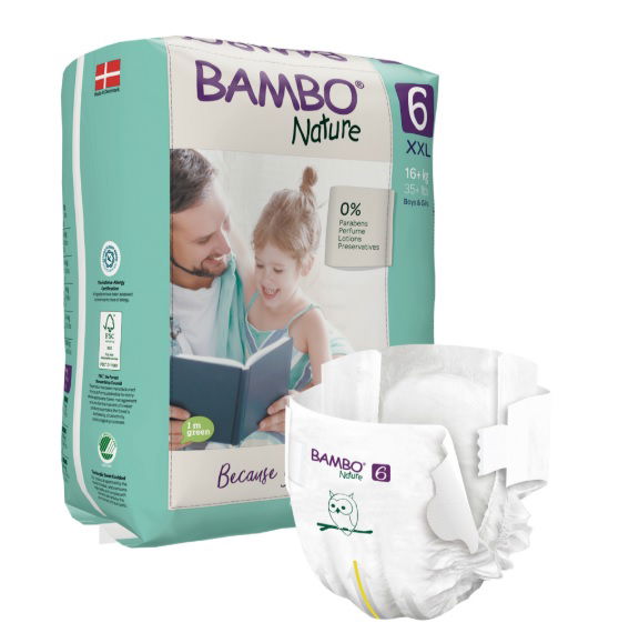 Bambo Nature, otroška plenička XXL 6 (nad 16 kg)