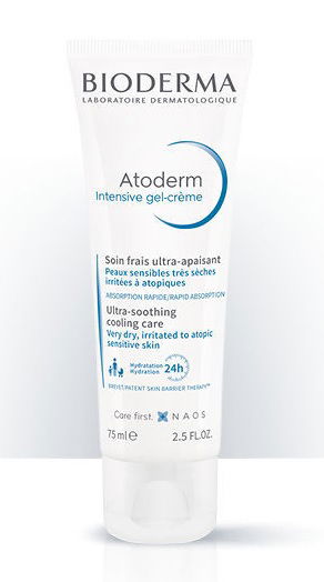 Bioderma Atoderm Intensive izjemno pomirjujoča osvežilna gel-krema, 75 ml