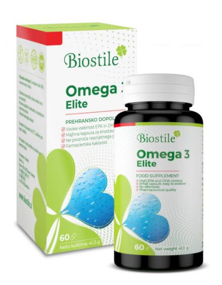 Biostile Omega 3 Elite, 60 kapsul