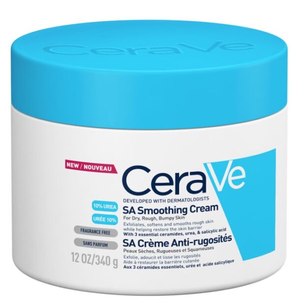 Cerave SA Smoothing krema za glajenje suhe in grobe kože, 340 g