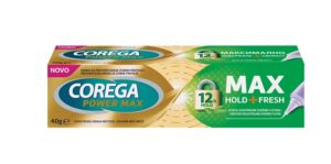 Corega Max Hold + Fresh pričvrstilna krema za zobne proteze, 40 g