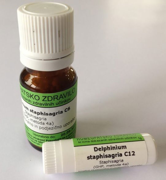 Delphinium staphisagria C6, kroglice - 10 g