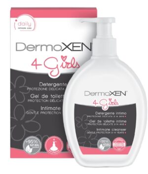 Dermoxen 4 Girls gel za intimno nego deklic po 3 letu, 200 ml