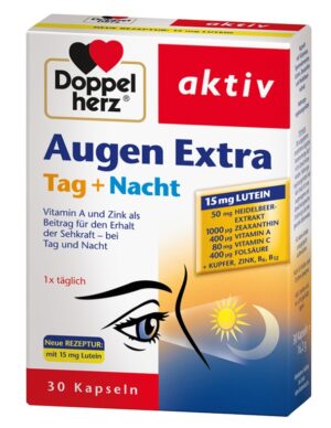 Doppelherz Aktiv Augen Extra dan + noč, kapsule