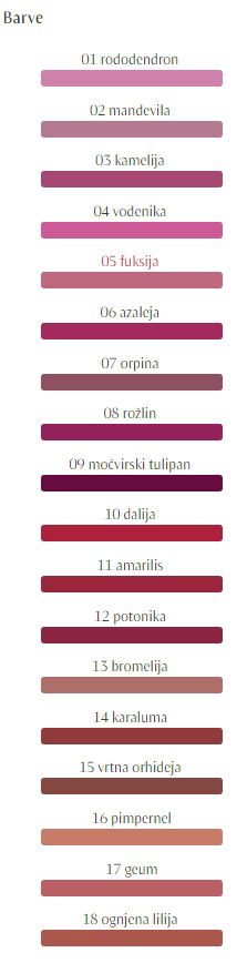 Dr.Hauschka, šminka 05 fuksija