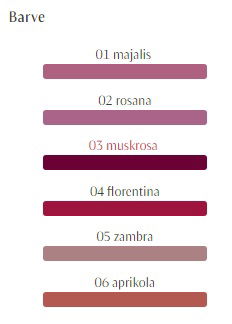 Dr.Hauschka, šminka Sheer 03 Muskrosa