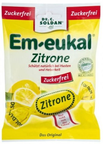 Em-eukal, bonboni limona brez sladkorja