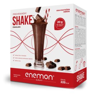 Enemon Slim Fit Shake Čokolada, vrečke