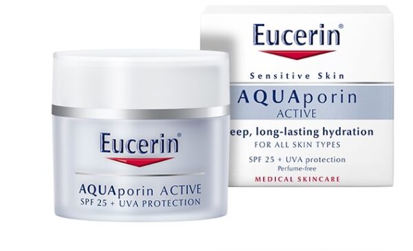 Eucerin AQUAporin Active, vlažilna nega z UV-zaščito za vse tipe kože