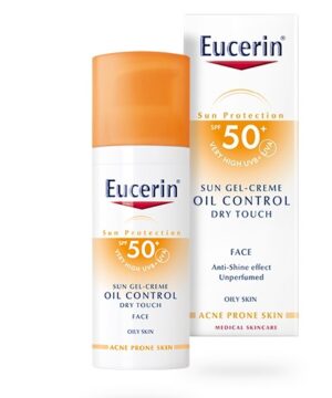 Eucerin Sun Oil Control Dry Touch, kremni gel za zaščito pred soncem ZF 50+