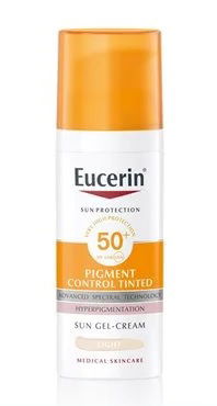 Eucerin Sun Pigment Control obarvani fluid za zaščito pred soncem light ZF50+, 50 ml