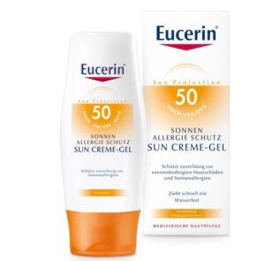 Eucerin Sun, gel za zaščito pred soncem za kožo, nagnjeno k alergijam ZF 50