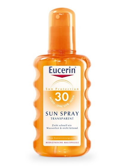 Eucerin Sun, prozoren sprej za zaščito pred soncem ZF 30