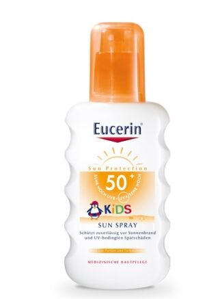 Eucerin Sun, sprej za zaščito otroške kože pred soncem ZF 50+