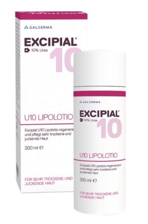 Excipial U10, lipolosjon z 10% ureo - 200 ml