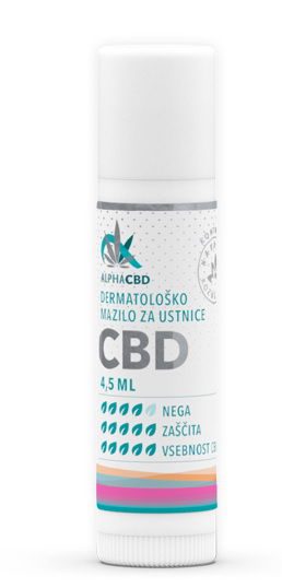 Favn Alpha CBD, dermatološko mazilo za ustnice, 4,5 ml