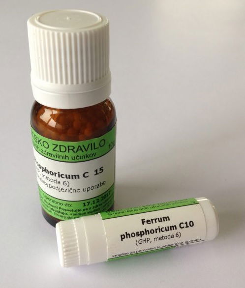 Ferrum phosphoricum C10, kroglice - 10 g