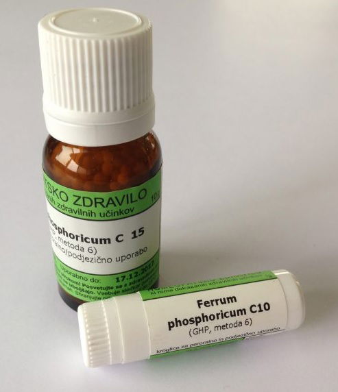 Ferrum phosphoricum C200, kroglice - 10 g