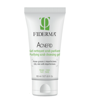 Fiderma Acnefid čistilni piling za mastno kožo z nepravilnostmi za obraz in telo, 150 ml