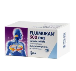 Fluimukan 600 mg, 20 šumečih tablet