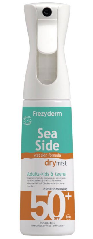 FrezyDerm Sea Side Dry Mist sončna krema v obliki meglice ZF50+, 300 ml