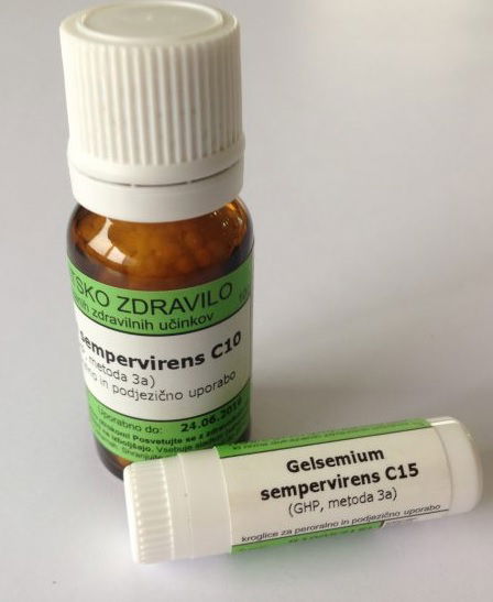 Gelsemium sempervirens C200, kroglice - 10 g