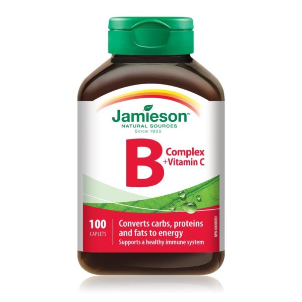 Jamieson B kompleks + vitamin C 250 mg, 100 tablet