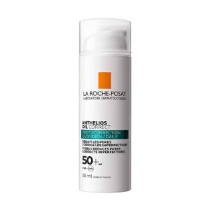 LRP ANTHELIOS OIL CORRECT Gel krema za zaščito mastne kože pred soncem SPF50+, 50 ml