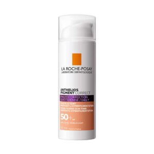 LRP ANTHELIOS PIGMENT CORRECT Tonirana krema za zaščito pred soncem za obraz SPF50+ MEDIUM, 50 ml