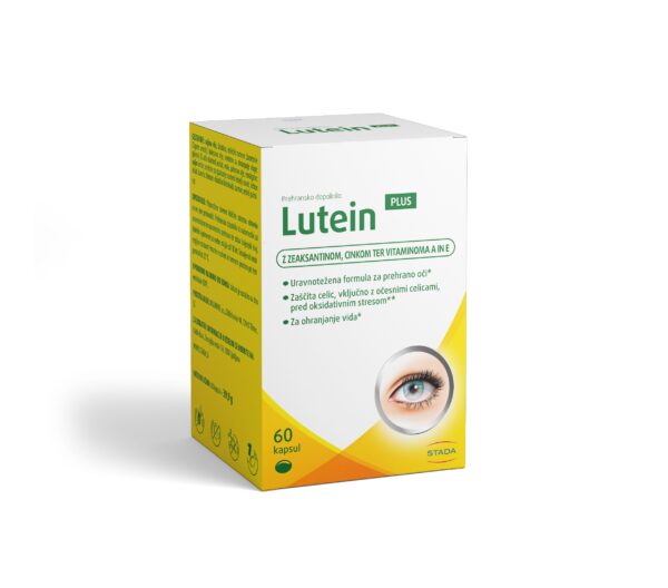 Lutein Plus, 60 mehkih kapsul