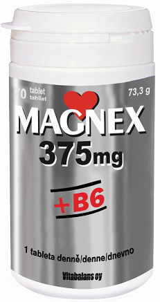 Vitabalans Magnex 375 mg + B6, 70 tablet