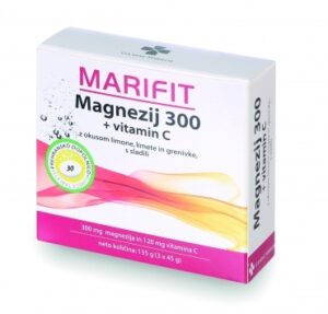 Marifit Magnezij 300 + vitamin C, šumeče tablete