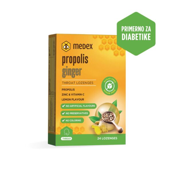 Medex Propolis ginger, 24 pastil