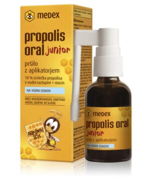 Medex, Propolis oral junior na vodni osnovi, pršilo z aplikatorjem