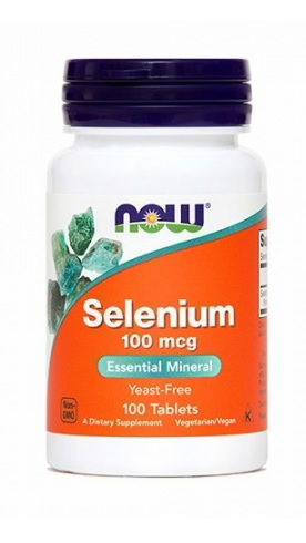 NOW Selen 100 mcg, tablete