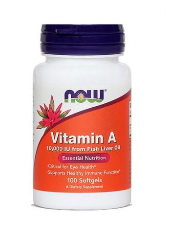 NOW Vitamin A 10.000 IE, kapsule